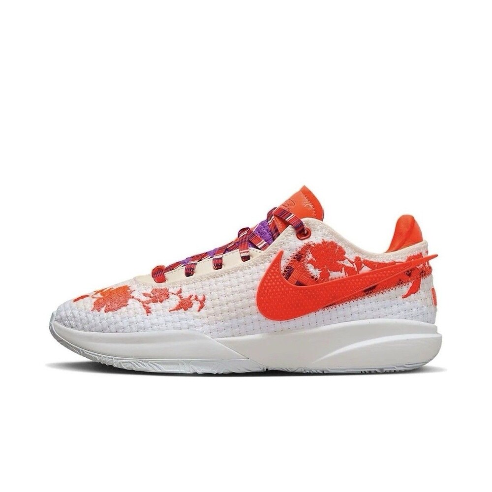 Men's Size 10 Nike LeBron XX 20 Mimi Plange Ceremony Guava Ice White